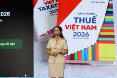 The Ministry of Finance officially launches the first edition of the White Book on Vietnam Taxation 2026 on May 12. (Photo: VietnamPlus)