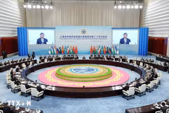 A view of the Shanghai Cooperation Organisation (SCO) Summit in Tianjin, China, on September 1, 2025. (Photo: Xinhua/VNA)