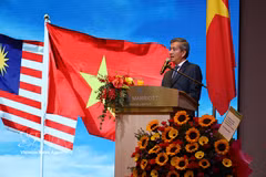 Vietnamese Ambassador to Malaysia Dinh Ngoc Linh addresses the event (Photo: VNA)