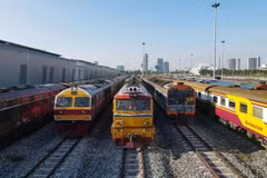 The State Railway of Thailand (SRT) plans to enhance the efficiency of its freight transport with Laos and China. (Photo: bangkokpost.com)