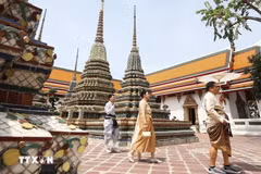 Tourists in Bangkok, Thailand (Photo: Xinhua/VNA)