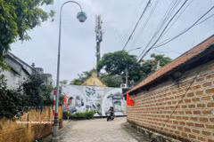 An alley in Duong Lam Ancient Village in Hanoi is preserved and renovated, contributing to the formation of a heritage space network linked with community development and cultural tourism. (Photo: VNA)