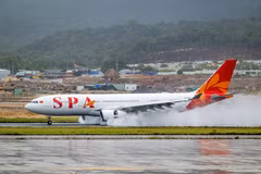The first wide-body Airbus A330 of Sun PhuQuoc Airways’ (Photo: Sun Group)