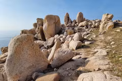 Granite blocks in Nui Chua National Park come in all shapes and sizes. (Photo: VNA)