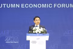 Deputy Prime Minister Nguyen Van Thang speaks at the Autumn Economic Forum 2026 on October 28. (Photo: VNA)