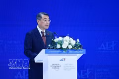 Prime Minister Le Minh Hung addresses a high-level plenary session of the Autumn Economic Forum 2026 (AEF 2026) in Ho Chi Minh City on October 28 (Photo: VNA)