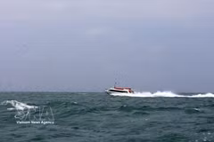 A ferry boat is carrying passengers in Phu Quoc (Photo: VNA)