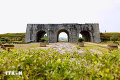 The South Gate of the Ho Dynasty Citadel. (Photo: VNA)