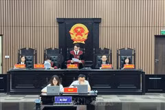 The Hanoi People’s Court on July 11 issues verdicts for 41 defendants in a major corruption case involving real estate firm Phuc Son Group JSC and senior former provincial officials. (Photo: VNA)