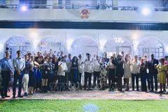 At the Vietnam - Cuba friendship exchange (Photo: VNA)