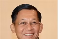Myanmar President Min Aung Hlaing (Photo published by VNA)