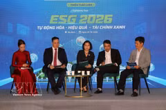 Speakers at the ESG Company Tour 2026. (Photo: VNA)