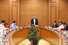 Party General Secretary To Lam addresses the 4th meeting of the 14th National Party Congress’s sub-committee for personnel affairs in Hanoi on March 25. (Photo: VNA)
