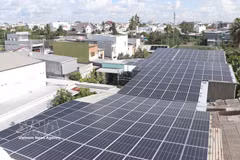 A solar rooftop in Ca Mau province (Photo: VNA)