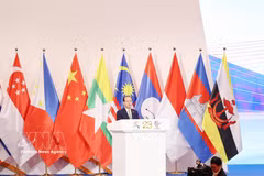 Chinese Vice Minister of Commerce Yan Dong speaks at the opening ceremony of the 23rd China–ASEAN Expo (CAEXPO) on September 17. (Photo: VNA)