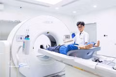 The UCT 960 imaging system featuring AI technology has been deployed at Hai Phong International General Hospital. (Photo: VNA)