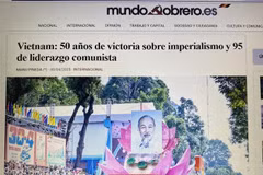 The article on Mundo Obrero (Photo: Screenshot)