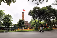 The Flag Tower of Hanoi, an iconic historical monument constructed during the Nguyen Dynasty (1802-1945) (Photo: VNA)