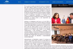 The official website of General Assembly of Uruguay reports the open dialogue entitled “Vietnam–Uruguay Bilateral Relations: Challenges and Prospects” held on October 20. (Photo published by VNA)