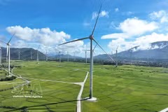 Wind farm in Thuan Nam commune, Khanh Hoa province (Illustrative photo: VNA)