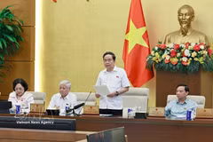 National Assembly Chairman Tran Thanh Man delivers his closing remarks at the National Assembly Standing Committee's 4th session in Hanoi on July 29, 2026. (Photo: VNA)