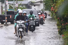 Flooding in Thailand (Photo: Xinhua/VNA)