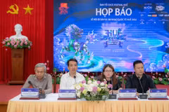 The organisers of the Hue Wonderverse Music Fest 2026 hold a press conference on the festival in the central city of Hue (Photo courtesy of the event's Organising Committee)