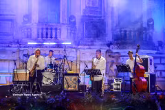 The Song Hong Jazz Band perform at the opening ceremony of the Hanoi International Jazz Festival 2026 on September 17. (Photo: VNA)