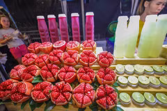 Fruit is displayed for sale at a market in Bangkok, Thailand (Photo: XINHUA/VNA)