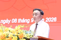 Politburo member and Standing Member of the CPV Central Committee’s Secretariat Tran Cam Tu speaks at the opening ceremony of the 2026-2027 academic year at the Ho Chi Minh National Academy of Politics on September 8. (Photo: VNA)