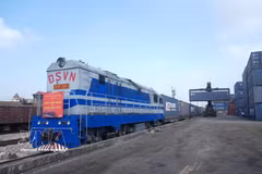 Qinghai (China) - Dong Nai (Vietnam) is one of the new international intermodal container transport routes put into operation by the Vietnamese railway industry (Photo: VNA)