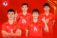 Do Duy Manh, Nguyen Hai Long, Nguyen Hoang Duc, and Nguyen Van Vi will join the ASEAN All-Stars Team in a friendly against Manchester United in Malaysia on May 28. (Photo: VFF)