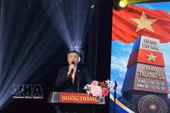 Vietnamese Ambassador to the Czech Republic Duong Hoai Nam speaks at the event. (Photo: VNA)