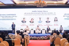 Tran Ha My attends a high-level policy dialogue on new growth models, innovation and global cities in Da Nang in July 2026. (Photo: VNA)