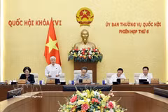 NA Vice President Do Van Chien speaks at the sixth session of the NA Standing Committee on September 24. (Photo: VNA)