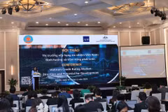 The workshop, “Vietnam’s Credit Rating Market: Orientation and Development Potential”, takes place in Hanoi on November 12, 2025. (Photo: VietnamPlus)