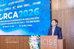 Deputy Director of the Gia Lai provincial Department of Science and Technology Truong Quang Phong speaks at the conference. (Photo: VNA)