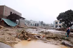 Flooding causes extensive damage in Lai Chau. (Photo: VNA)