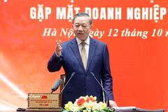 General Secretary of the Communist Party of Vietnam Central Committee and President To Lam speaks at the meeting (Photo: VNA)