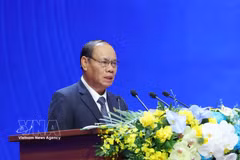 Vilay Lakhamfong, Politburo Member and Standing Member of the Secretariat of the Lao People’s Revolutionary Party Central Committee (Photo: VNA)