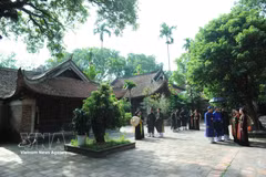 Vinh Nghiem Pagoda is part of the Yen Tu – Vinh Nghiem – Con Son, Kiep Bac complex of relics and scenic landscapes, a UNESCO-recognised World Cultural Heritage site. (Photo: VNA)