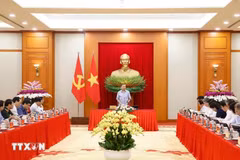 Party General Secretary and President To Lam speaks at a working session with Ministry of Education and Training on June 16 (Photo: VNA) 