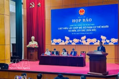 At the press briefing held by the Ministry of Health on October 27. (Photo: VNA)
