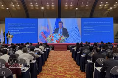 An overview of the international conference themed “Supreme Audit Institutions in a Changing World: Vision – Institutional Framework – Innovation” in Hanoi on October 27 (Photo: VNA)