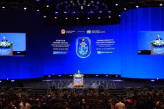 UN Secretary-General António Guterres speaks at the signing ceremony of the Hanoi Conventionin Hanoi on October 27, 2025. (Photo: VNA) 