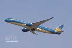 A Vietnam Airlines aircraft (Photo: VNA)