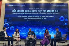 Participants discuss key issues at the forum. (Photo: VietnamPlus)