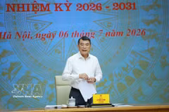 Prime Minister Le Minh Hung, Chairman of the Central Council for Emulation and Commendation, addresses the council’s meeting in Hanoi on July 6. (Photo: VNA)