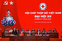 The 12th National Congress of the Vietnam Red Cross Society (VRCS) for the 2026–2031 term officially opens in Hanoi on July 28. (Photo: VNA)