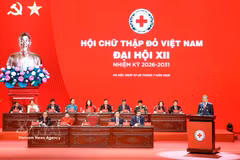 Party General Secretary and State President To Lam addresses the 12th National Congress of the Vietnam Red Cross Society for the 2026-2031 tenure on July 28. (Photo: VNA)